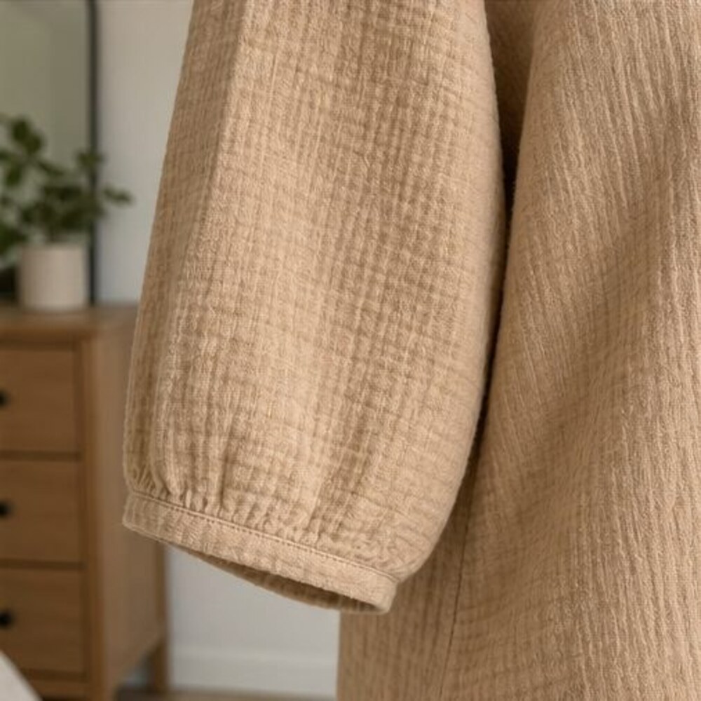Camel Wrap Blouse - Picture 5 of 6